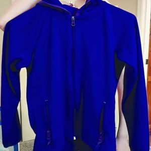 Hoodie jacket (regal purple) color is off in pic